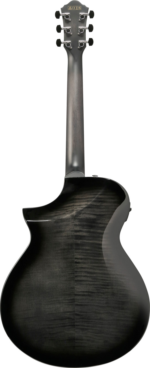 Ibanez AEWC400 Acoustic Electric Guitar - Transparent Black Sunburst High Gloss (AEWC400TKS) | Musician Madness