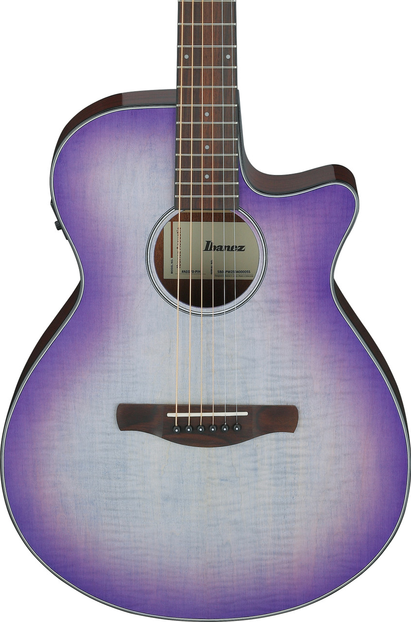 Ibanez AEG70PIH Acoustic Electric Guitar - Purple Iris Burst (AEG70PIH) | Musician Madness