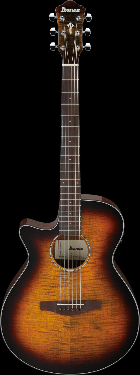 Ibanez AEG70LTIH Acoustic Electric Guitar Left Handed - Tiger Burst (AEG70LTIH) | Musician Madness