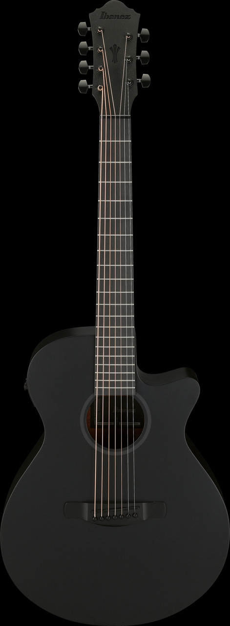 Ibanez AEG721 7-String Acoustic Electric Guitar - Black Out (AEG721BOT) | Musician Madness