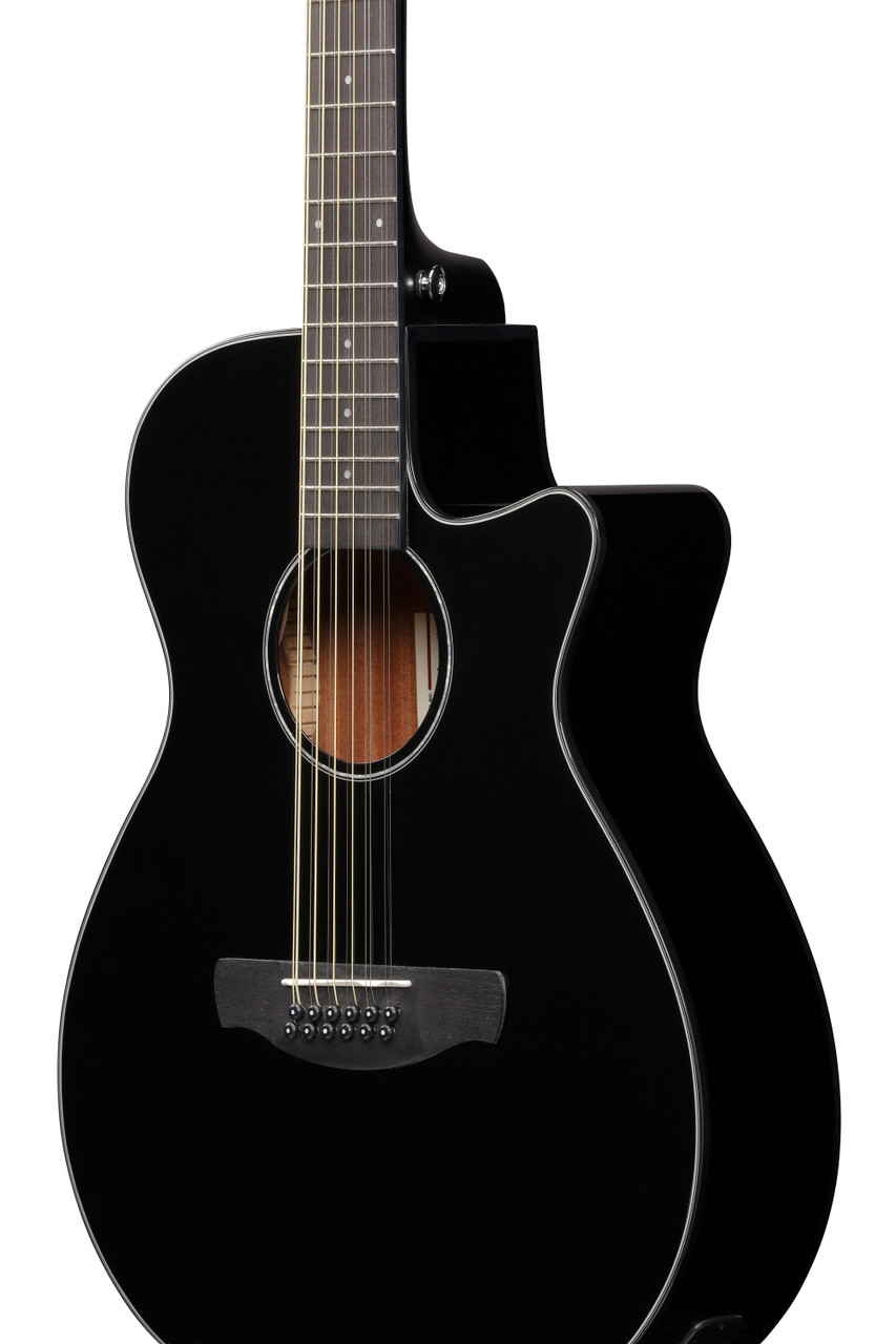 Ibanez AEG5012BK Acoustic Electric 12-String Guitar - Black (AEG5012BK) | Musician Madness