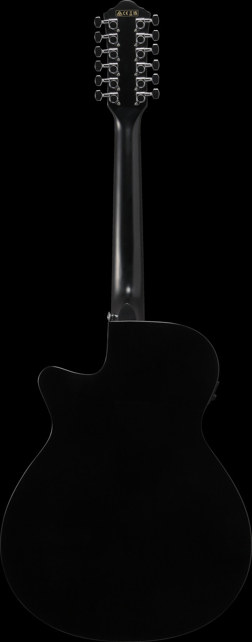 Ibanez AEG5012BK Acoustic Electric 12-String Guitar - Black (AEG5012BK) | Musician Madness