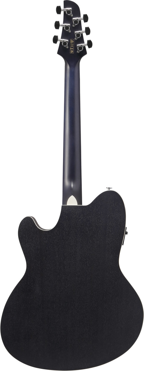Ibanez TCM50FMODB Talman Open Pore Acoustic Electric Guitar - Blue Denim (TCM50FMODB) | Musician Madness