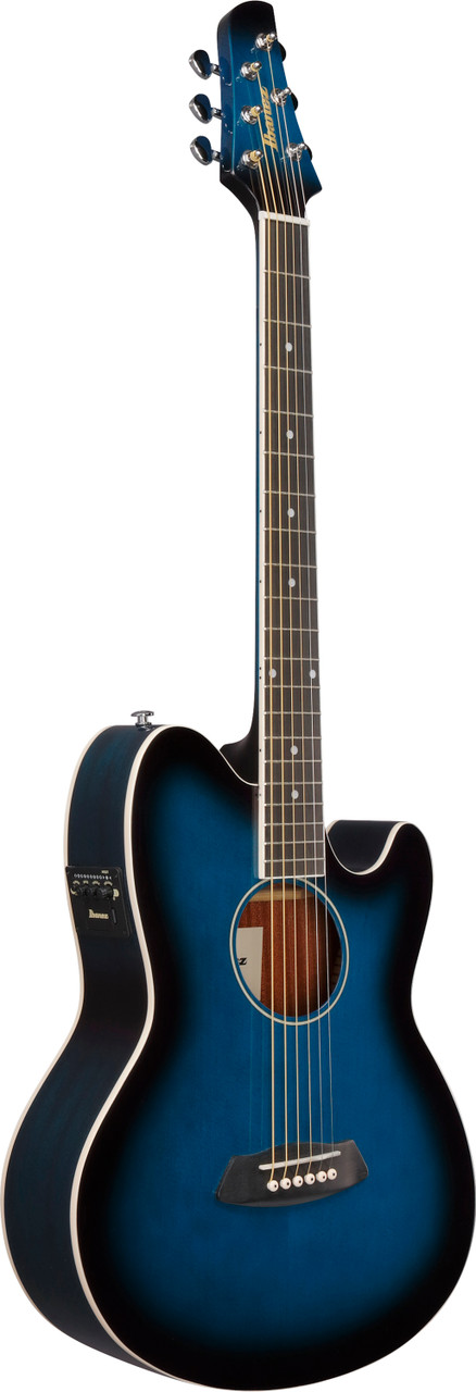 Ibanez TCY10ETBS Talman Acoustic Electric Guitar - Transparent Blue Sunburst (TCY10ETBS) | Musician Madness