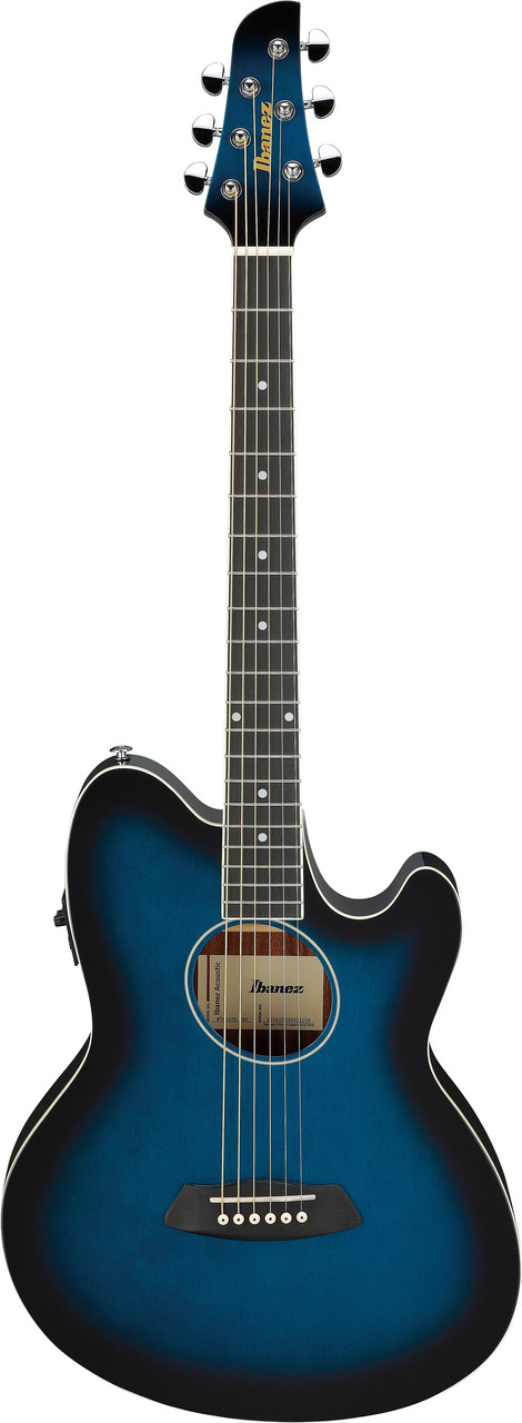 Ibanez TCY10ETBS Talman Acoustic Electric Guitar - Transparent Blue Sunburst (TCY10ETBS) | Musician Madness