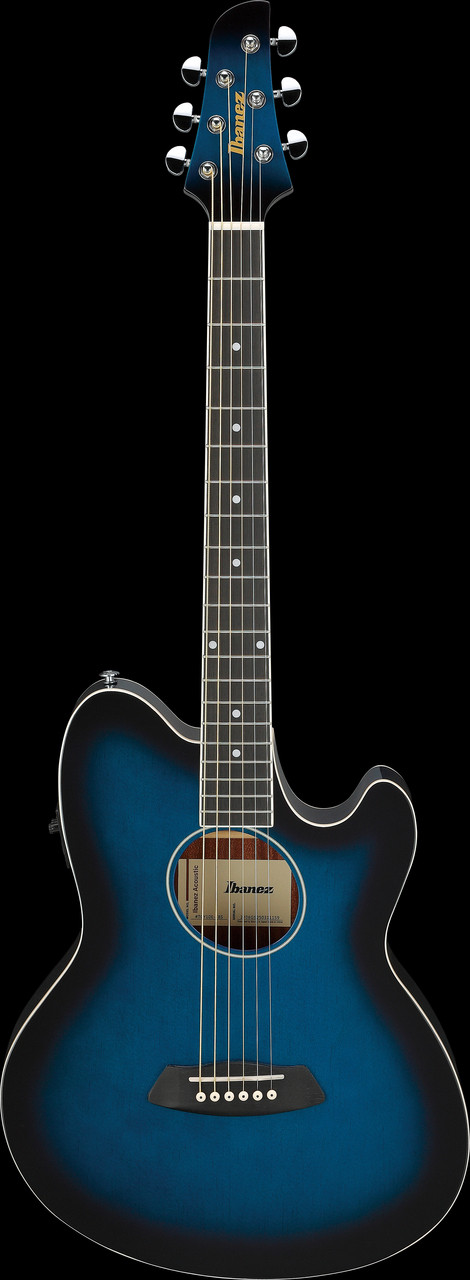 Ibanez TCY10ETBS Talman Acoustic Electric Guitar - Transparent Blue Sunburst (TCY10ETBS) | Musician Madness