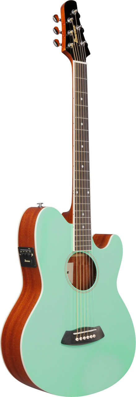 Ibanez TCY10E Talman Acoustic Electric Guitar - Surf Green (TCY10ESFH) | Musician Madness