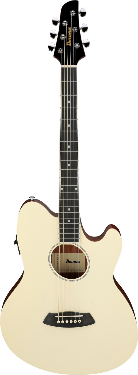 Ibanez Talman TCY10E Acoustic Electric Guitar - Ivory (TCY10EIVH) | Musician Madness