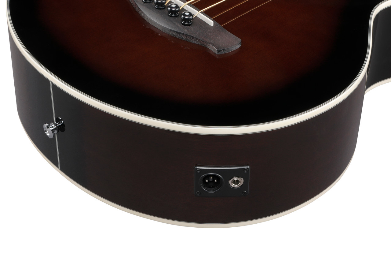 Ibanez AEB10EDVS Acoustic Electric Bass - Dark Violin Sunburst High Gloss (AEB10EDVS) | Musician Madness