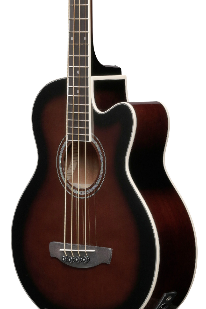 Ibanez AEB10EDVS Acoustic Electric Bass - Dark Violin Sunburst High Gloss (AEB10EDVS) | Musician Madness