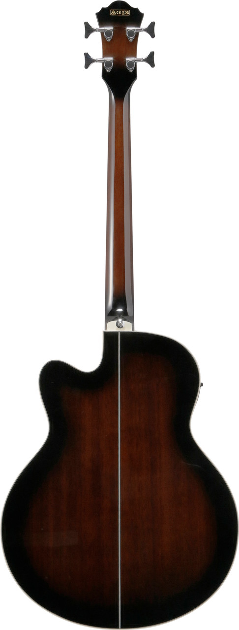 Ibanez AEB10EDVS Acoustic Electric Bass - Dark Violin Sunburst High Gloss (AEB10EDVS) | Musician Madness