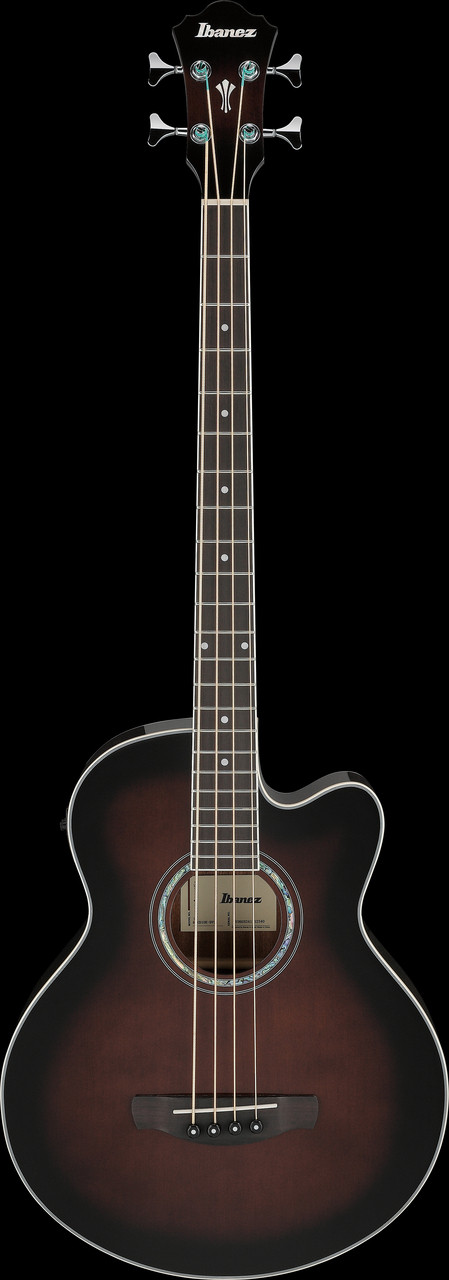 Ibanez AEB10EDVS Acoustic Electric Bass - Dark Violin Sunburst High Gloss (AEB10EDVS) | Musician Madness