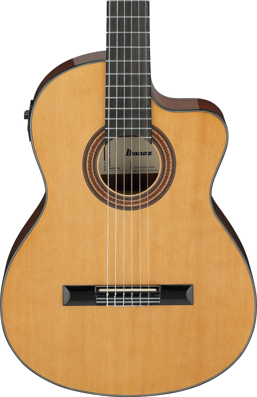 Ibanez GA Series GA6CE Classical Cutaway Acoustic-Electric Guitar - Natural (GA6CE)|Musician Madness