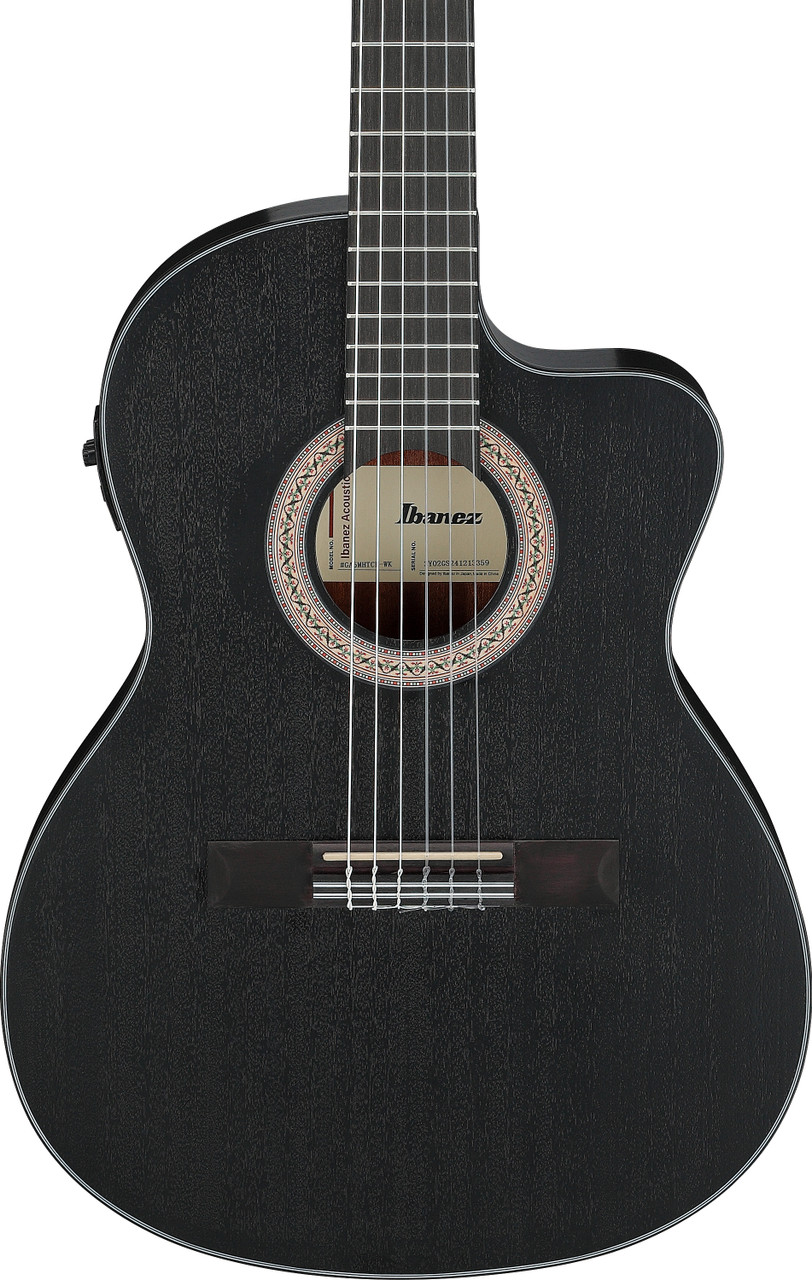 Ibanez GA5MHTCEWK Acoustic Electric Guitar - Weathered Black Open Pore (GA5MHTCEWK)|Musician Madness