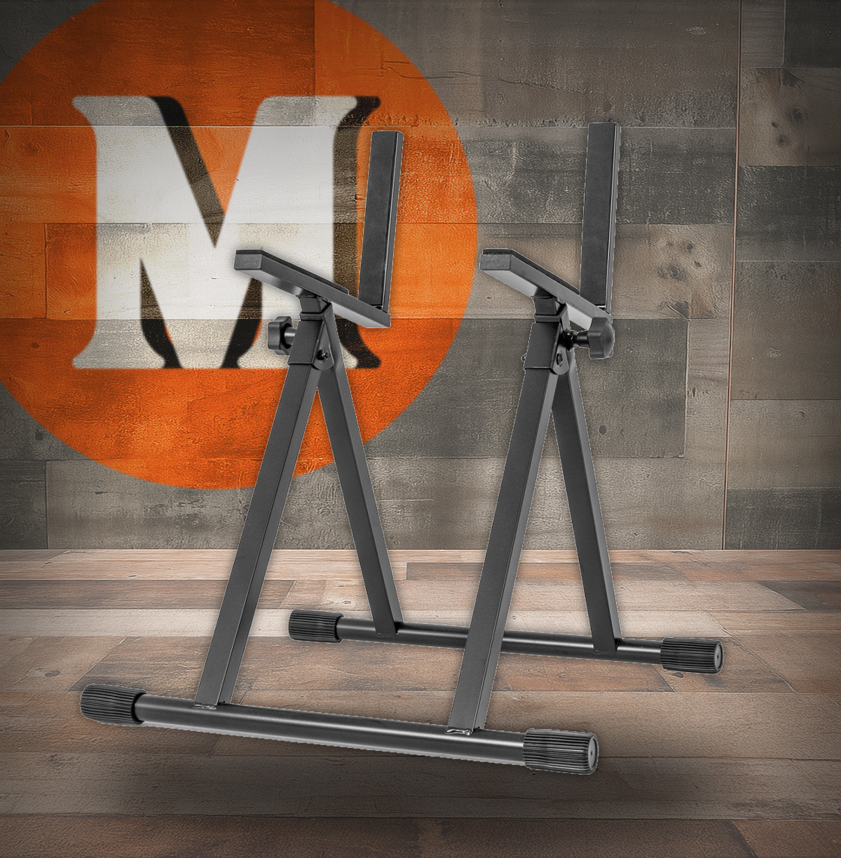 Nomad Amplifier Stand Tilt Back 110Lb Weight Capacity (NAS-B104) | Musician Madness