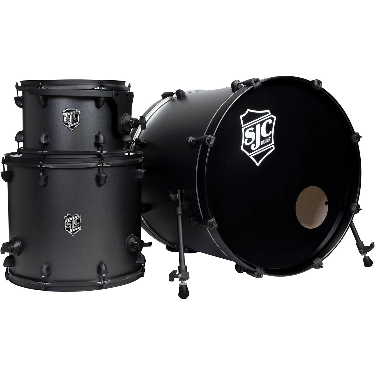 SJC Pathfinder 3-Piece Shell Pack - Galaxy Grey (PFK322FBGGW) | Musician Madness