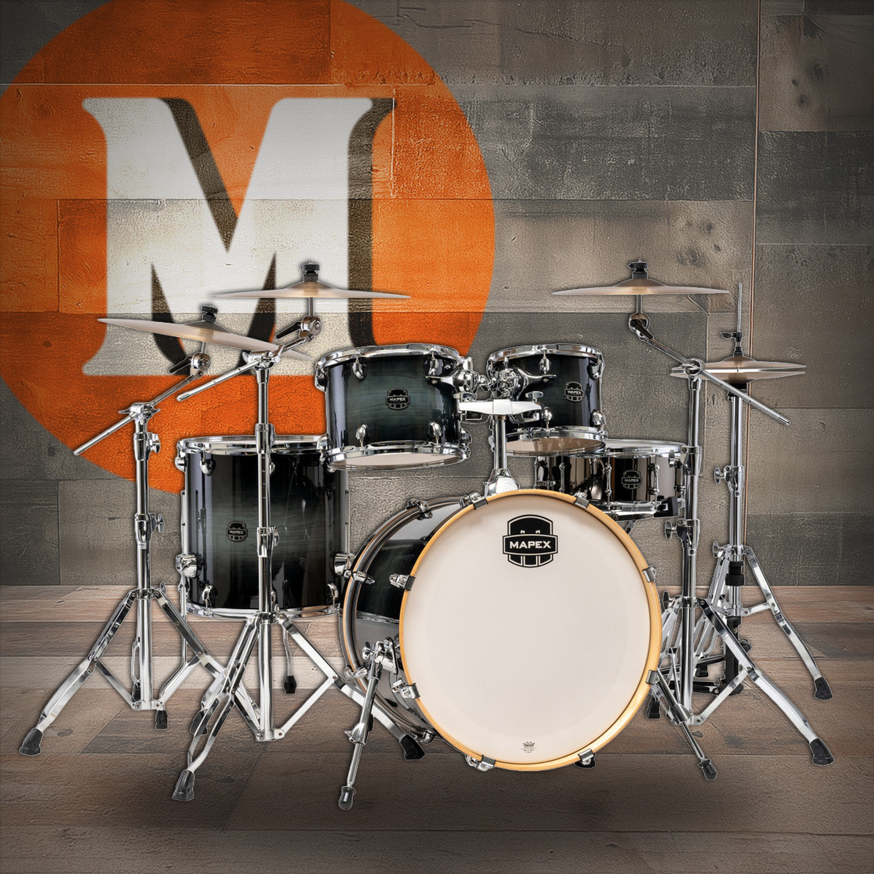 Mapex Armory Series Rock Shell Pack - Black Onyx Burst (AR529SVOZ) | Musician Madness