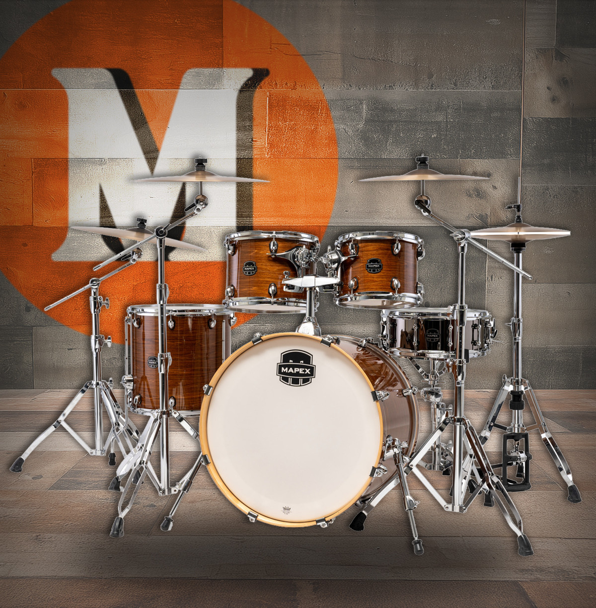 Mapex Armory Series Rock Shell Pack - Roasted Chestnut (AR529SVWJ)