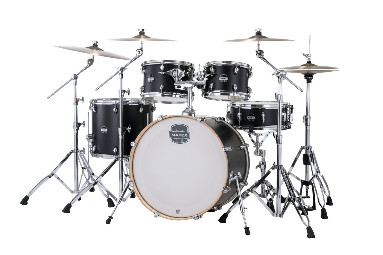 Mapex Mars Maple Rock Shell Pack - Matte Black (MM529SFKD) | Musician Madness