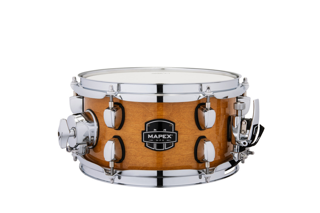 Mapex Mpx 10  In. x5.5 In. Maple/Poplar Hybrid Shell Side Snare Drum  Gloss Natural (MPNMP0550CNL) | Musician Madness