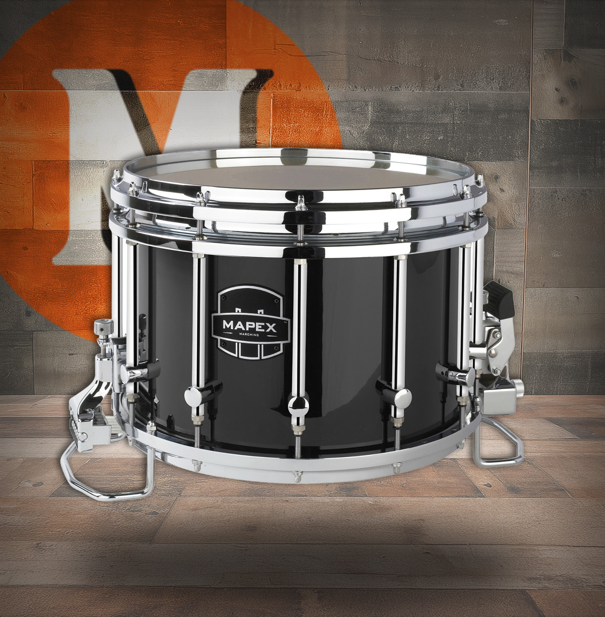 Mapex 14X10  In. Quantum Agility Snare Drum Gloss Black (QAX1410S-DK-CC) | Musician Madness