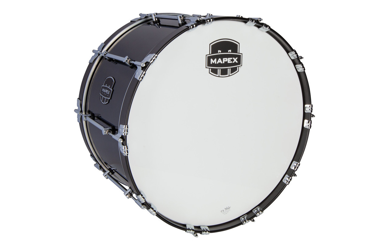 Mapex 24  In. Quantum Mark II Bass Drum Gloss Black (QCMB2414-DK-CC) | Musician Madness