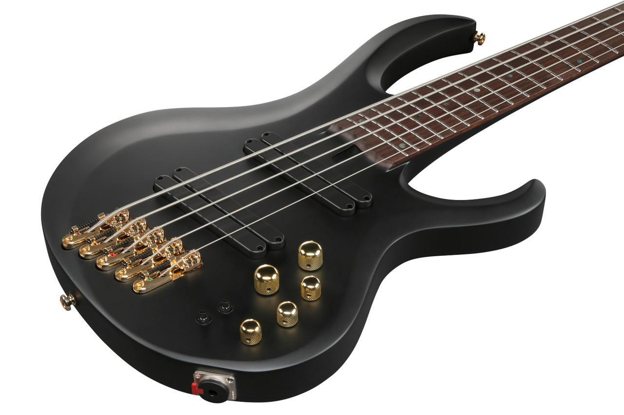 Ibanez BTB Bass Workshop 5str Multi scale Electric Bass - Black Flat (BTB605LMBKF)