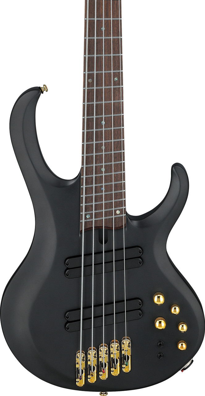 Ibanez BTB Bass Workshop 5str Multi scale Electric Bass - Black Flat (BTB605LMBKF)