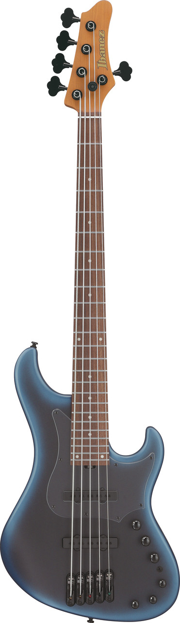 Ibanez MDM 5str Electric Bass w/Bag - Midnight Arctic Ocean Matte (MDM1005MAM)|Musician Madness