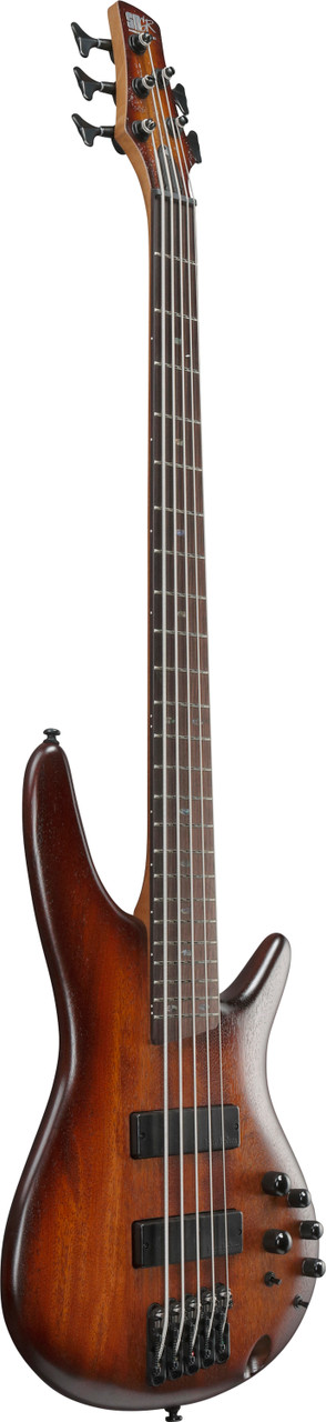Ibanez SR Standard 5str Electric Bass - Mahogany Brown Burst Low Gloss (SR505AMHL)|Musician Madness