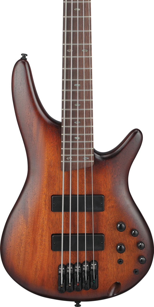 Ibanez SR Standard 5str Electric Bass - Mahogany Brown Burst Low Gloss (SR505AMHL)|Musician Madness
