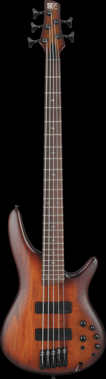 Ibanez SR Standard 5str Electric Bass - Mahogany Brown Burst Low Gloss (SR505AMHL)|Musician Madness