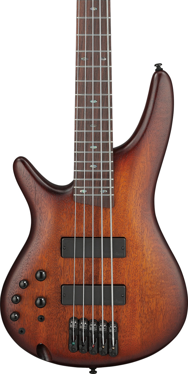 Ibanez SR Standard 5str Electric Bass Left Handed - Mahogany Brown Burst Low Gloss (SR505ALMHL)|Musician Madness