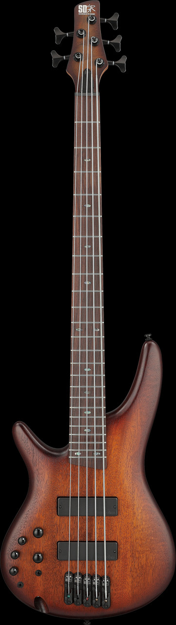 Ibanez SR Standard 5str Electric Bass Left Handed - Mahogany Brown Burst Low Gloss (SR505ALMHL)|Musician Madness