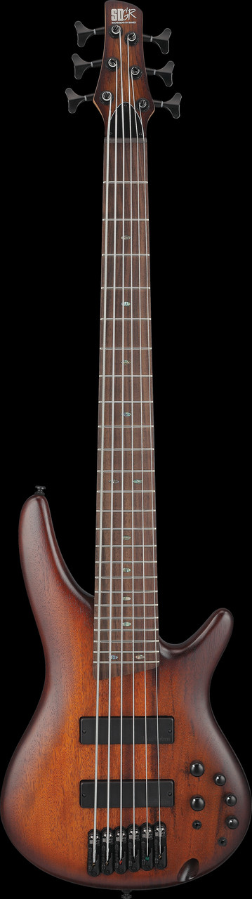 Ibanez SR Standard 6str Electric Bass - Mahogany Brown Burst Low Gloss (SR506AMHL)|Musician Madness