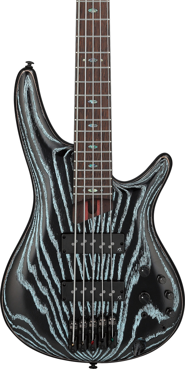 Ibanez SR Premium 5 String Electric Bass w/Bag - Aqua Wave Low Gloss (SR1325SBAVL)