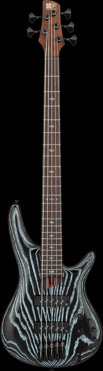 Ibanez SR Premium 5 String Electric Bass w/Bag - Aqua Wave Low Gloss (SR1325SBAVL)