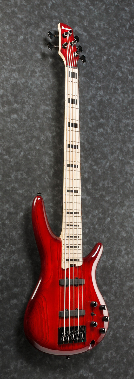 Ibanez Adam Nitti Signature 5str Electric Bass w/Bag - Transparent Wine Red Burst (ANB205TWB)