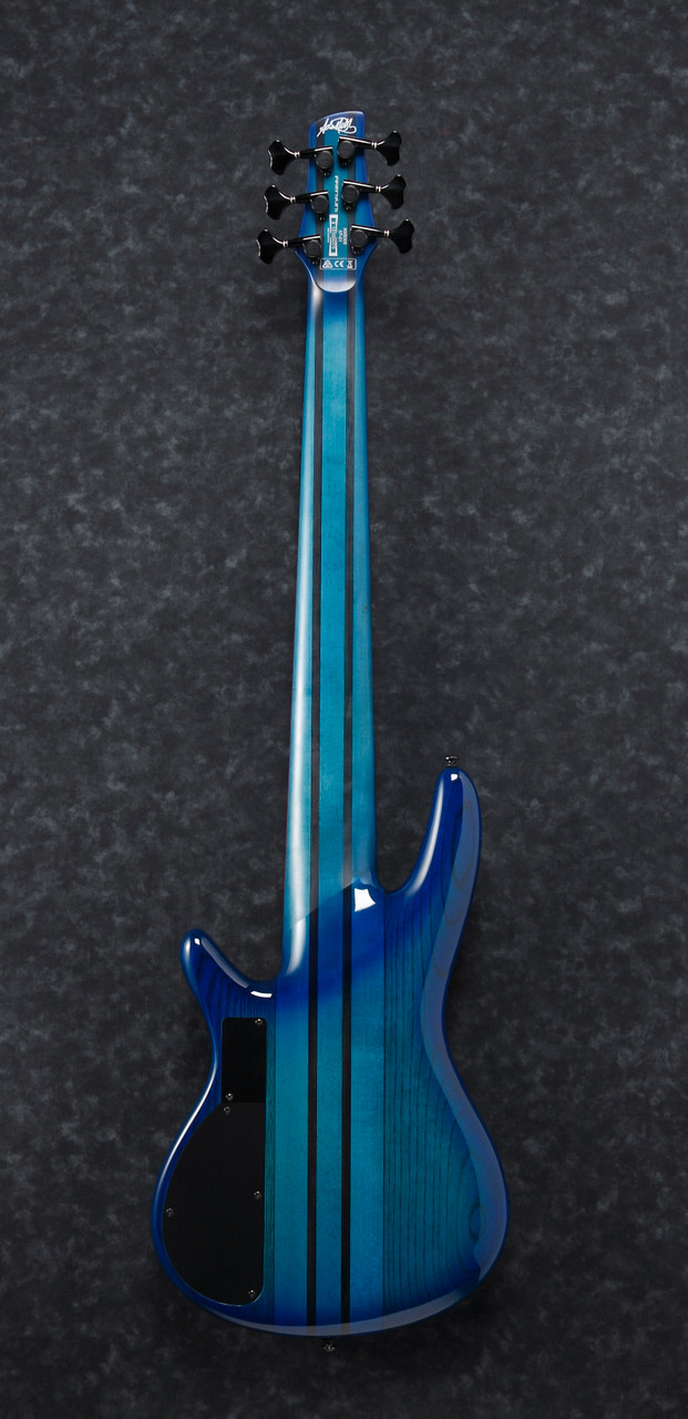 Ibanez Adam Nitti Signature 6 String Electric Bass w/Bag - Blue Burst Gloss (ANB306) |Musician Madness