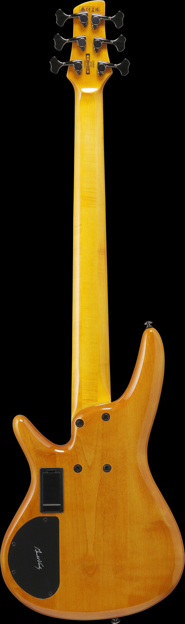 Ibanez Gerald Veasley Signature 6 String Electric Bass - Amber (GVB36AM)