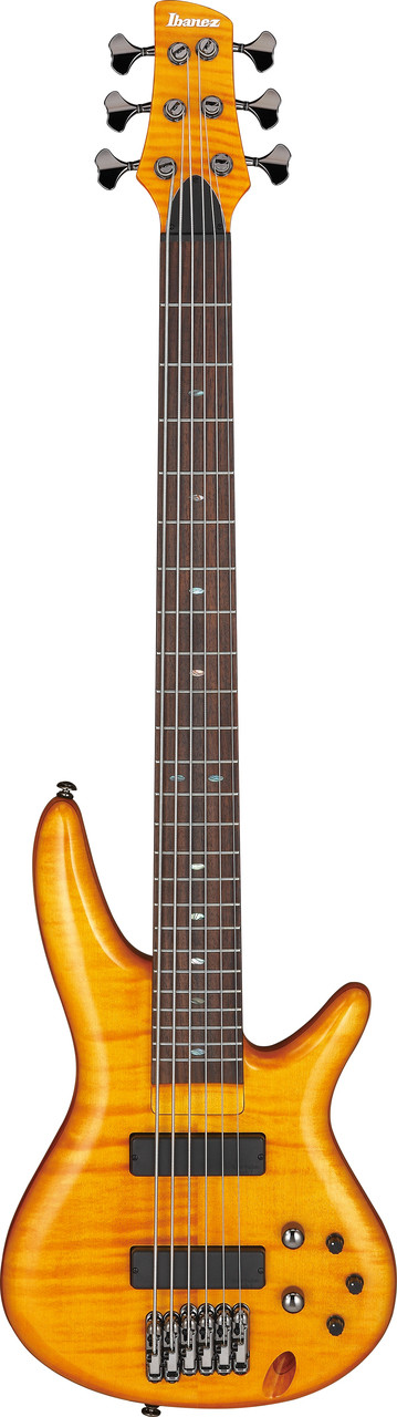 Ibanez Gerald Veasley Signature 6 String Electric Bass - Amber (GVB36AM)