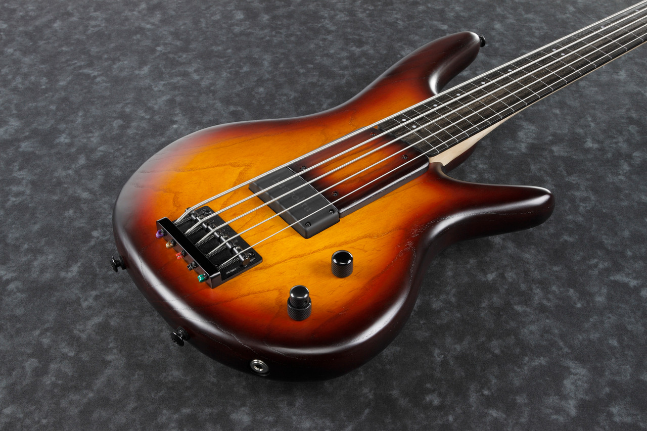 Ibanez Gary Willis Signature 5str Electric Bass w/Bag - Tequila Sunrise Flat (GWB205TQF)|Musician Madness