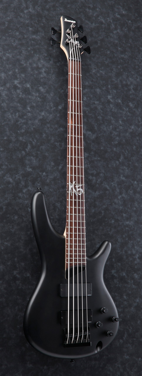 Ibanez Fieldy Signature 5str Electric Bass - Black Flat (K5BKF)|Musician Madness