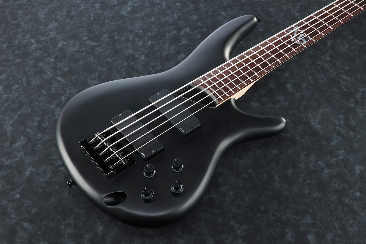 Ibanez Fieldy Signature 5str Electric Bass - Black Flat (K5BKF)|Musician Madness