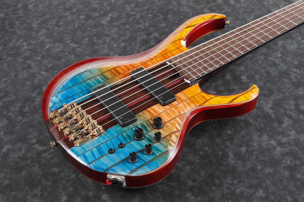 Ibanez BTB Premium 6 String Electric Bass w/Bag - Sunset Fade Low Gloss (BTB1936SFL)
