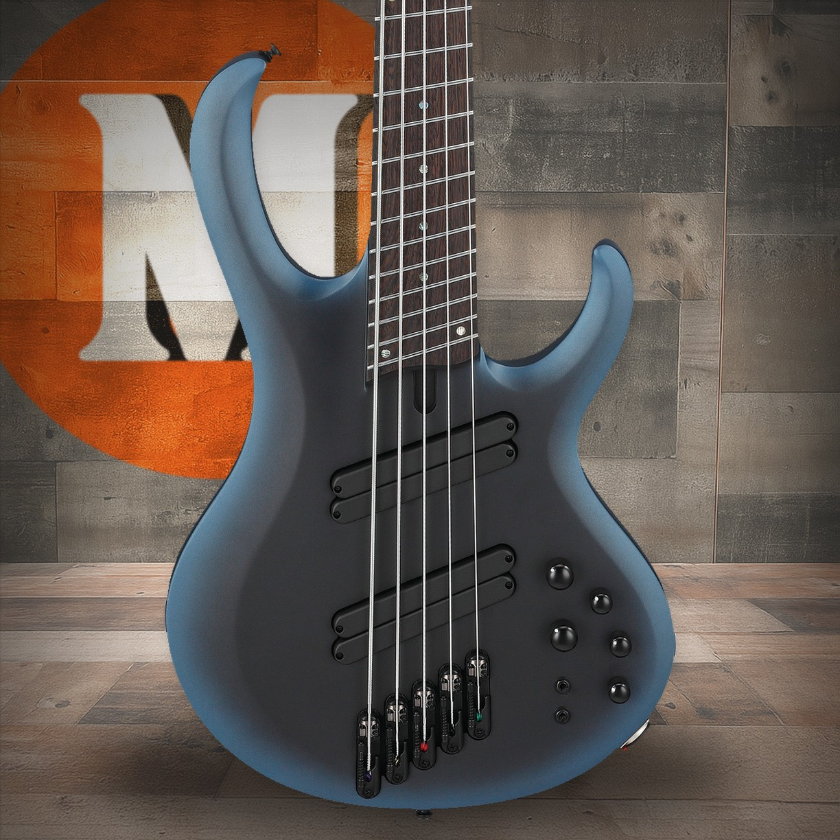 Ibanez BTB Bass Workshop 5str Electric Bass Multi scale - Midnight Arctic Ocean Matte (BTB605MSMAM)|Musician Madness