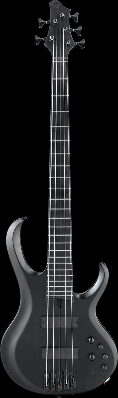 Ibanez BTB Iron Label 5 String Electric Bass - Black Flat (BTB625EXBKF)