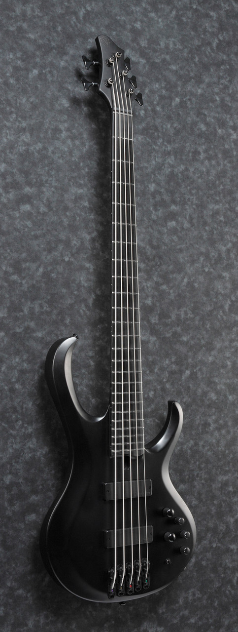 Ibanez BTB Iron Label 5 String Electric Bass - Black Flat (BTB625EXBKF)