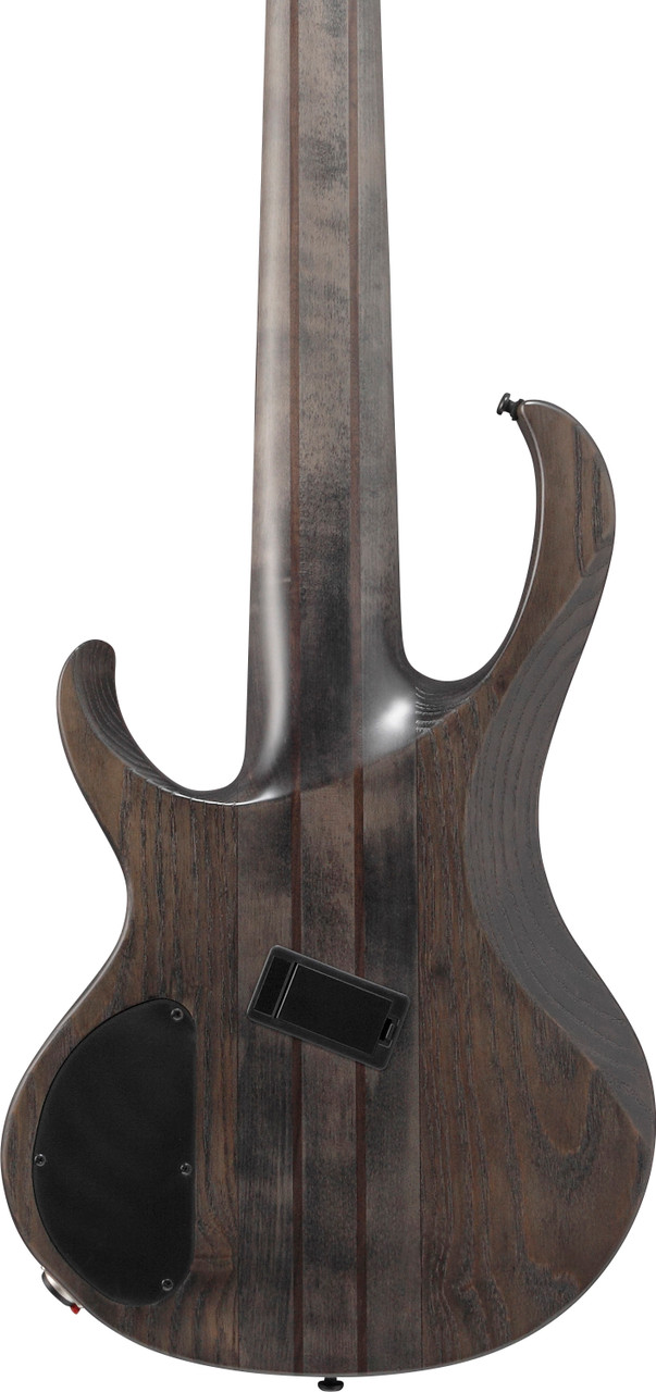 Ibanez BTB Bass Workshop 6 String Electric Bass w/Case Multi Scale - Transparent Gray Flat (BTB806MSTGF)