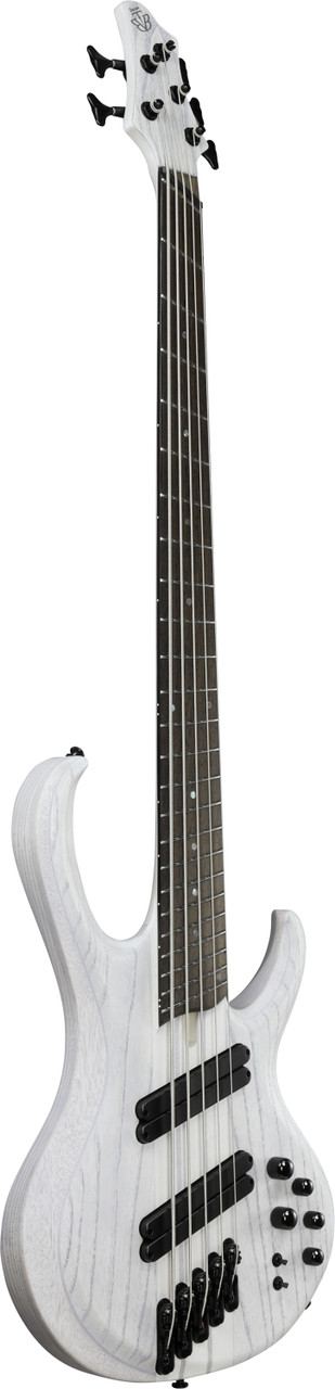 Ibanez BTB Bass Workshop 5 String Electric Bass w/Case Multi scale - Transparent White Flat (BTB865MSTWF)